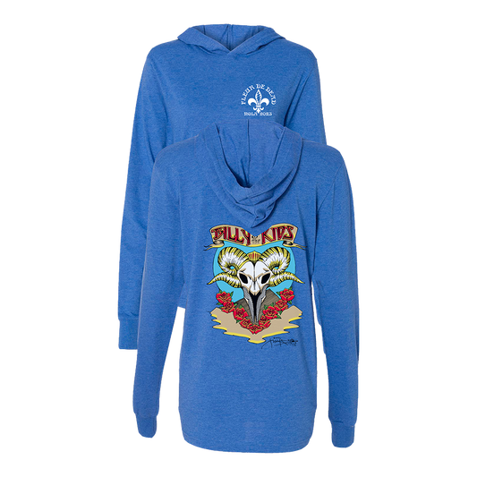 Fleur de Dead Skull Hoodie