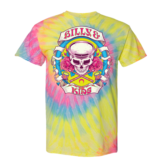 Billy & the Kids Drum Head Tie-Dye T-Shirt